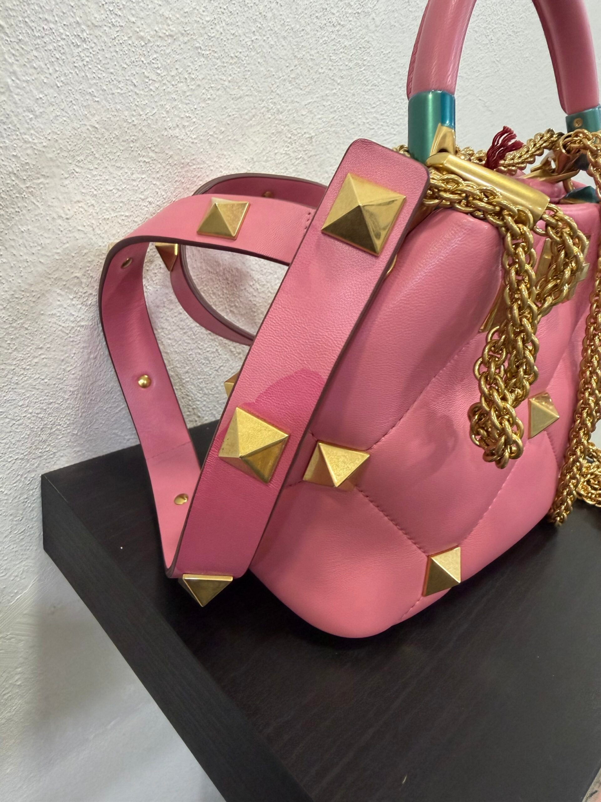 Valentino Garavani Top Handle Roman Stud