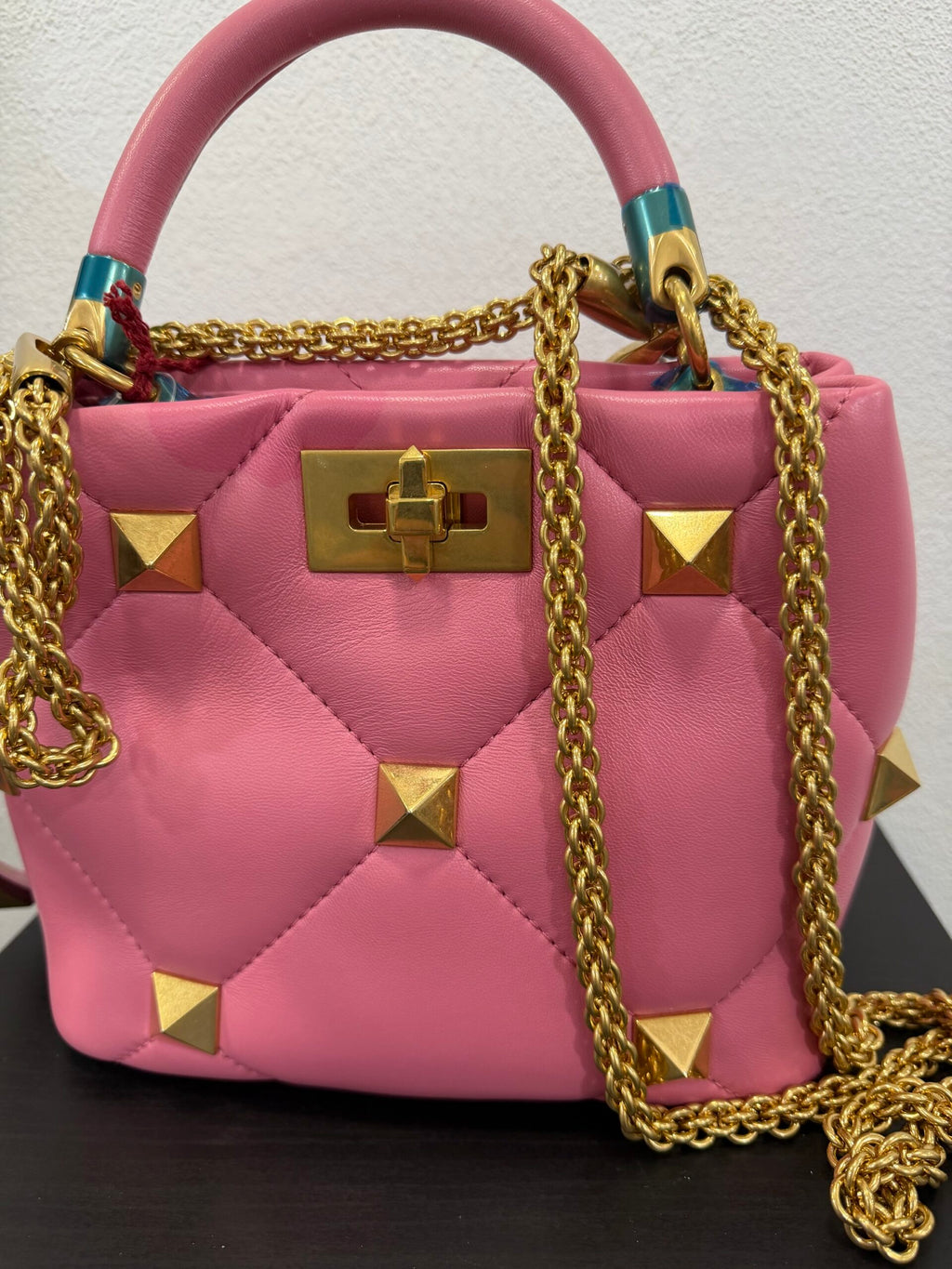 Valentino Garavani Top Handle Roman Stud
