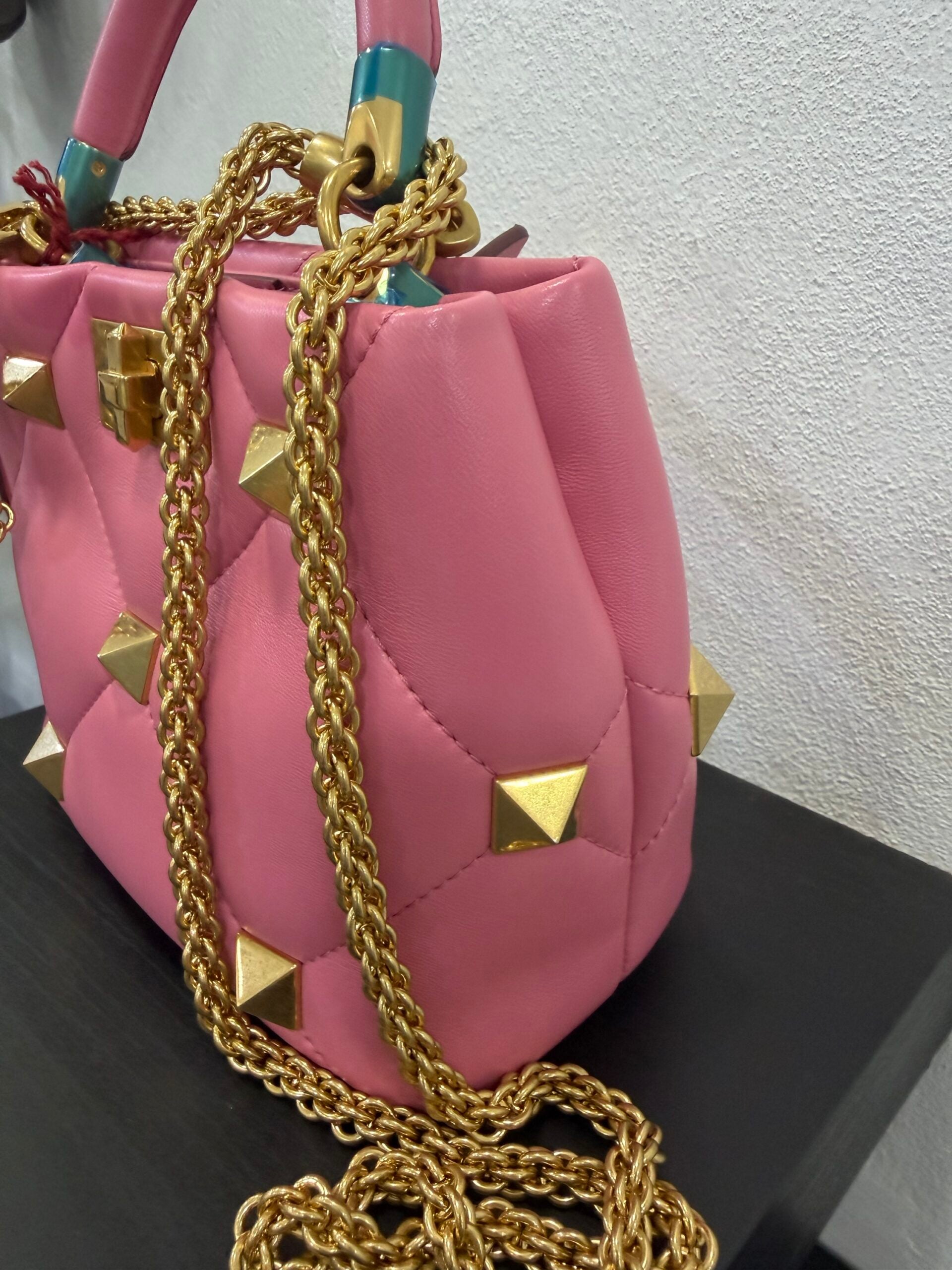 Valentino Garavani Top Handle Roman Stud