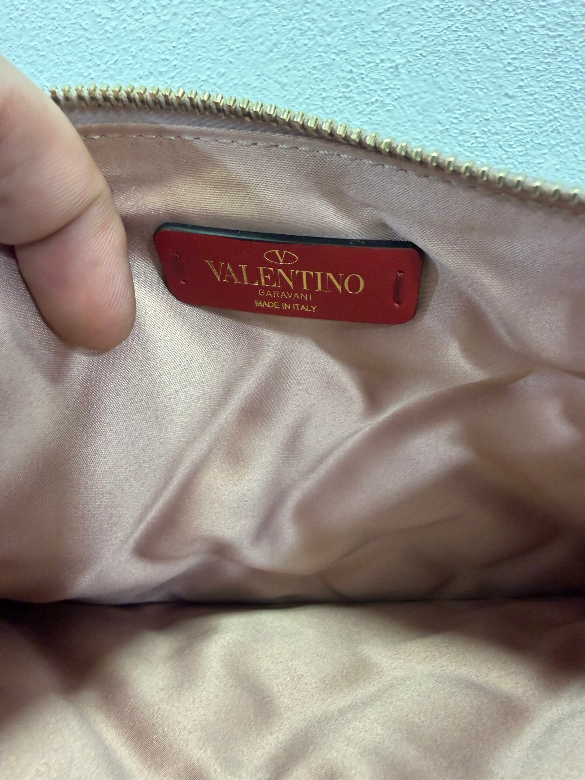 Valentino Garavani Pochette in pelle Spike