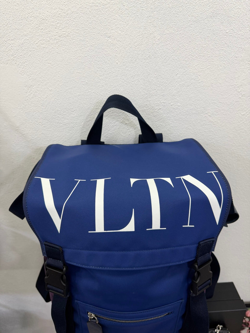Valentino Garavani zaino Logo in nylon e camoscio