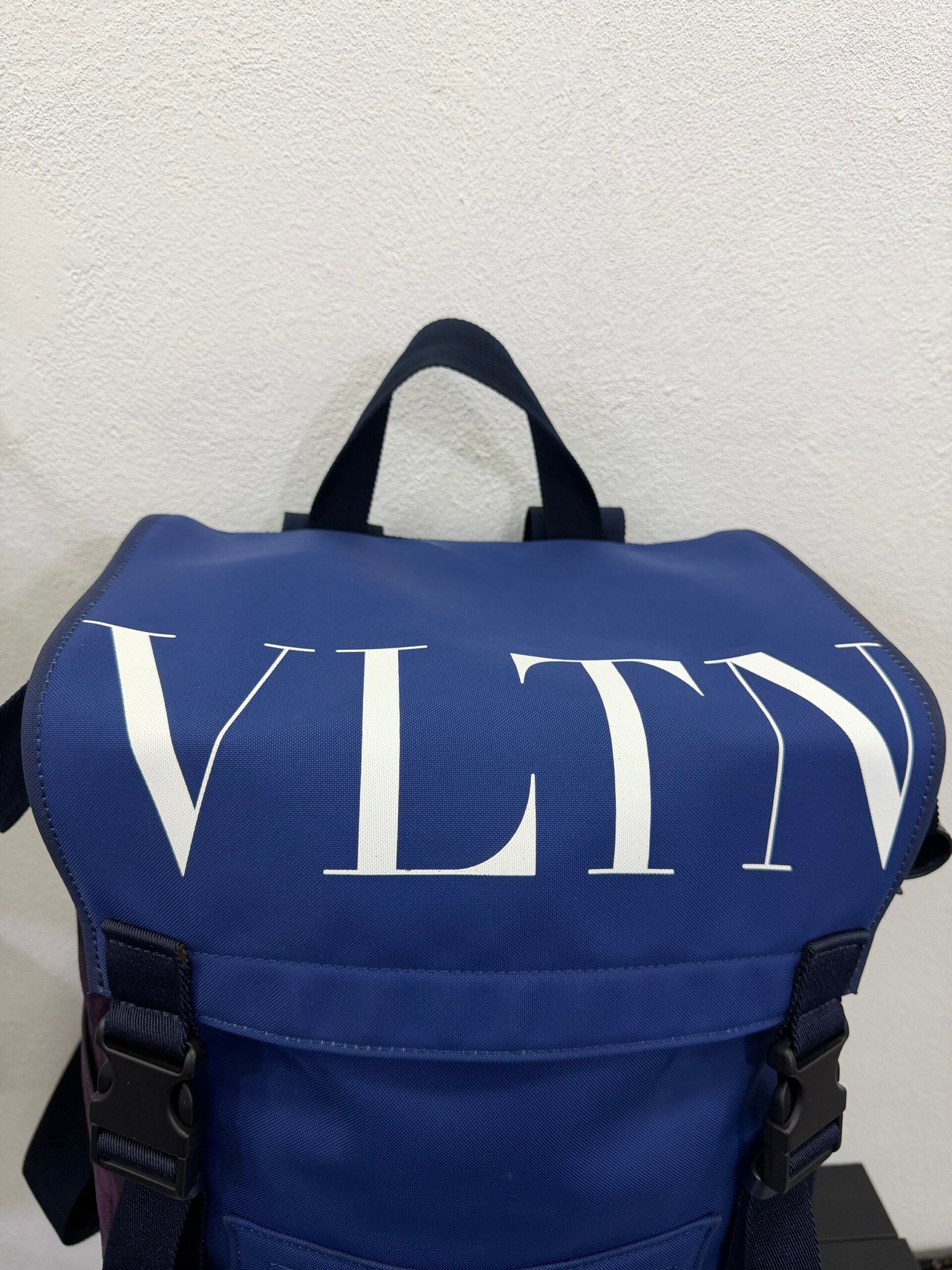 Valentino Garavani zaino Logo in nylon e camoscio