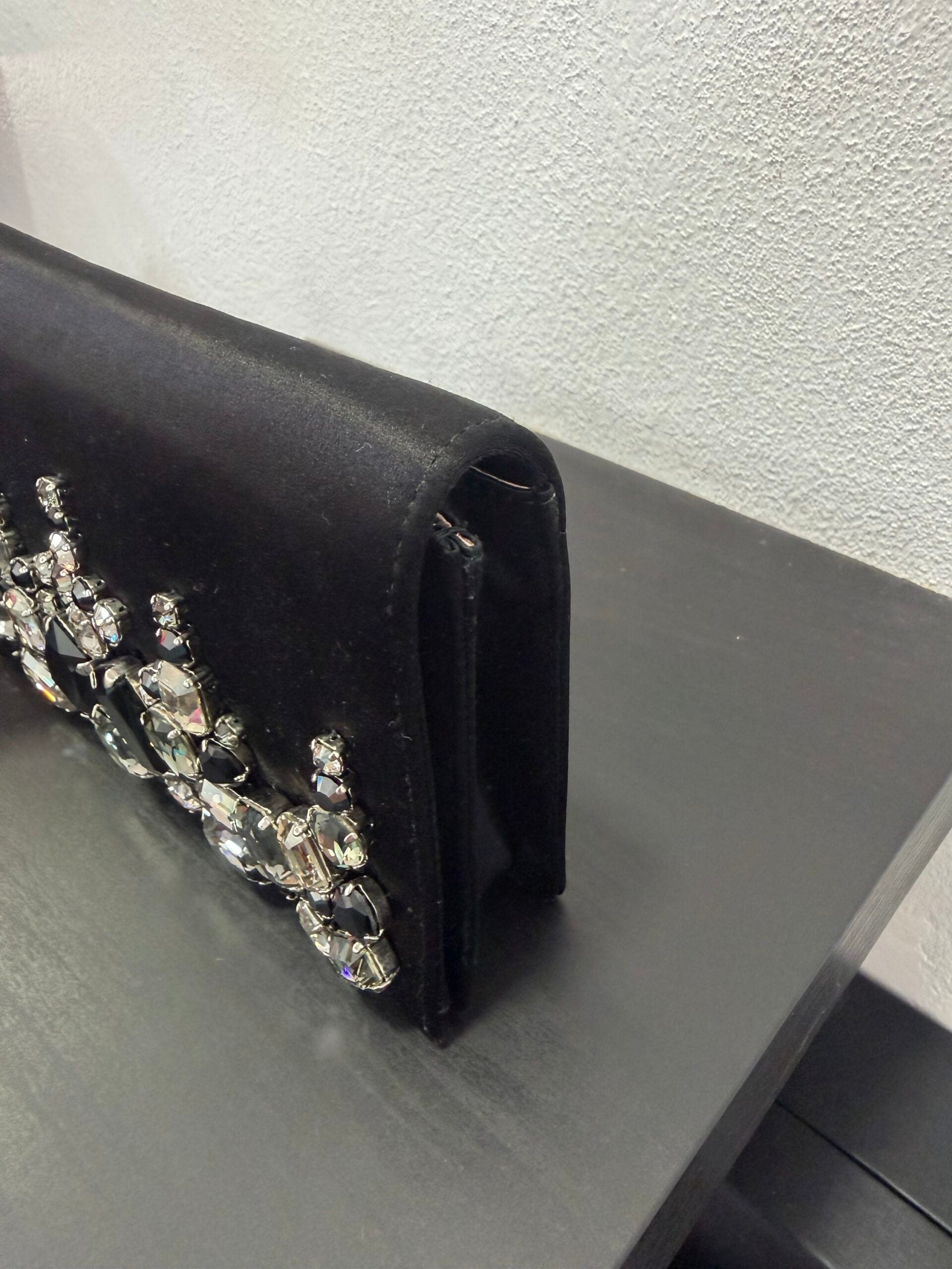 Prada Pochette in Raso Con pietre