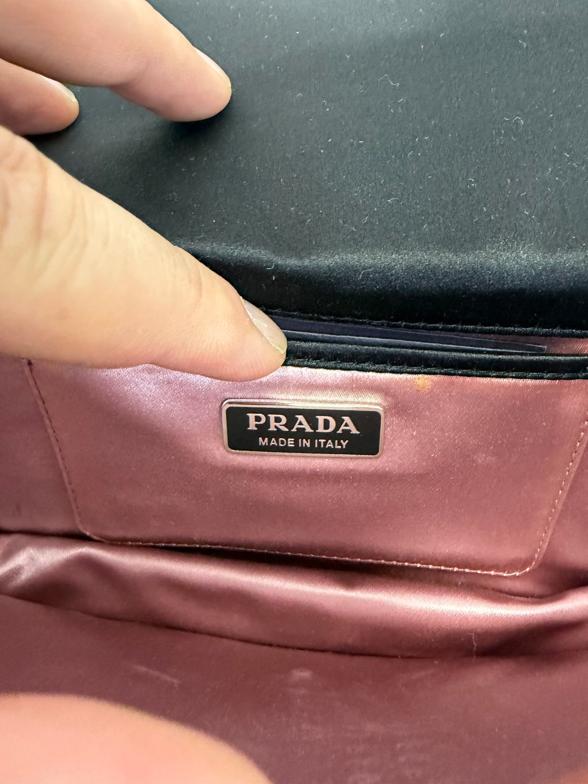 Prada Pochette in Raso Con pietre