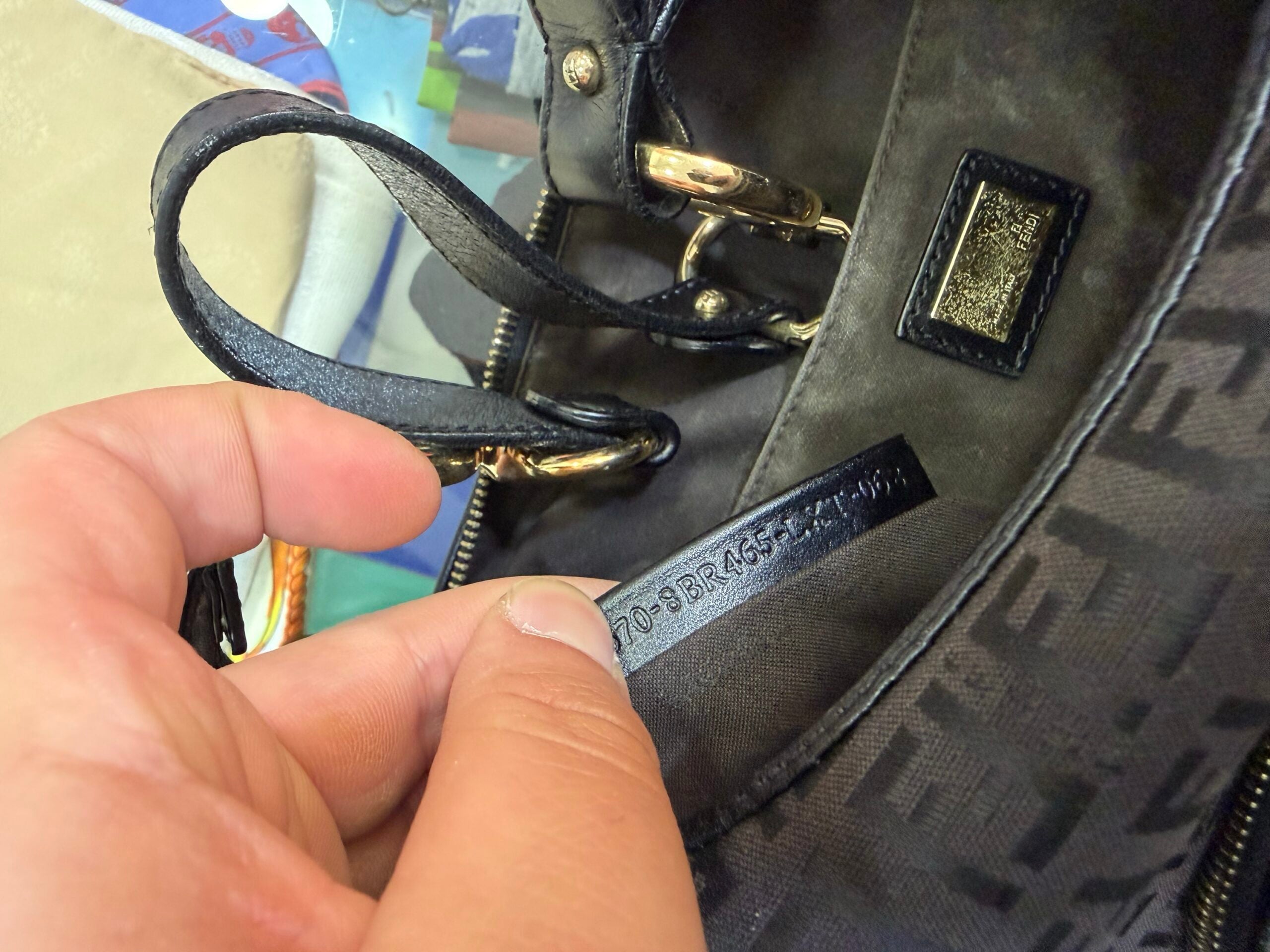 Fendi Hobo Zucchino Nero