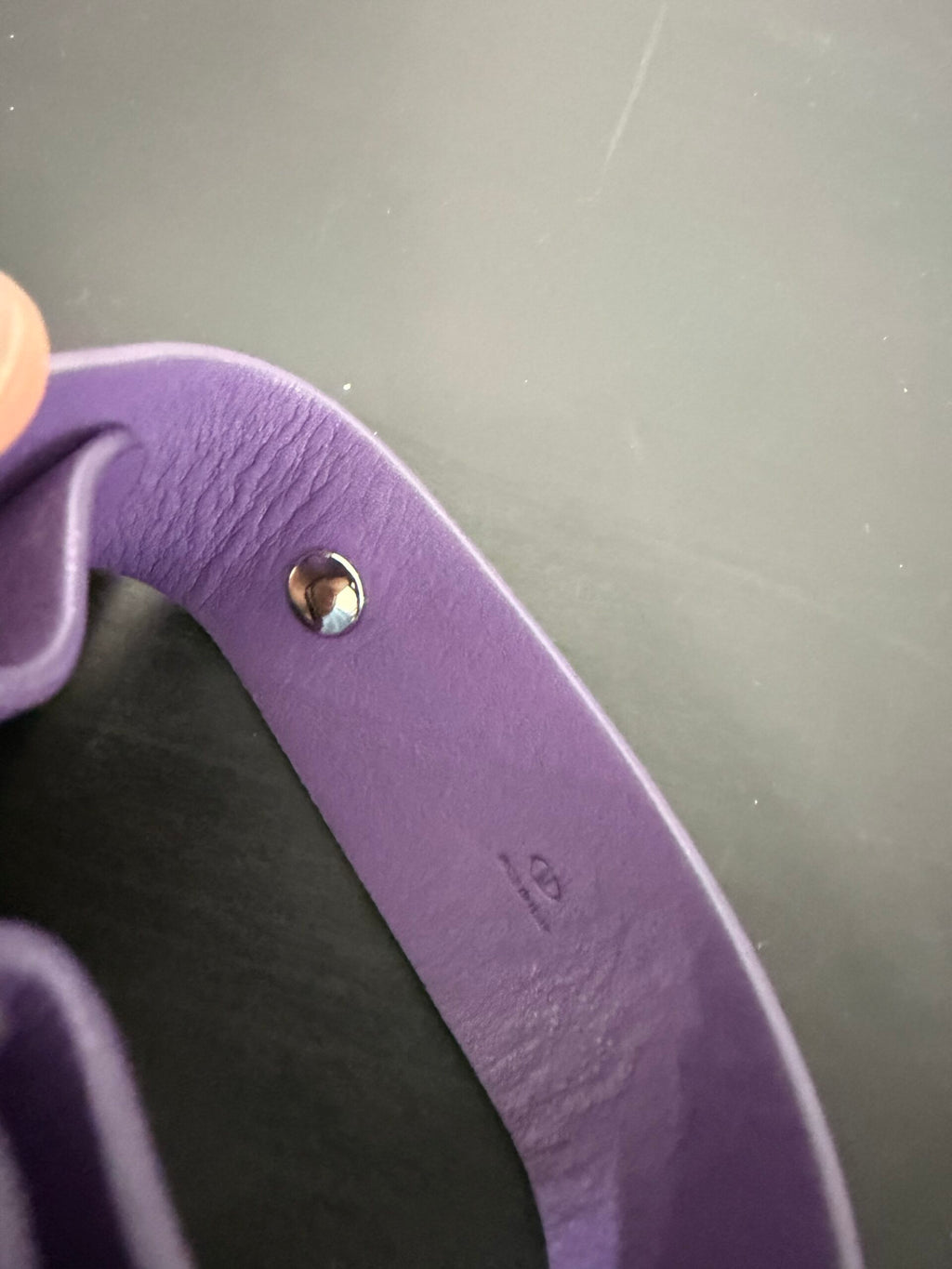 Valentino Garavani Bracciale in pelle V Logo