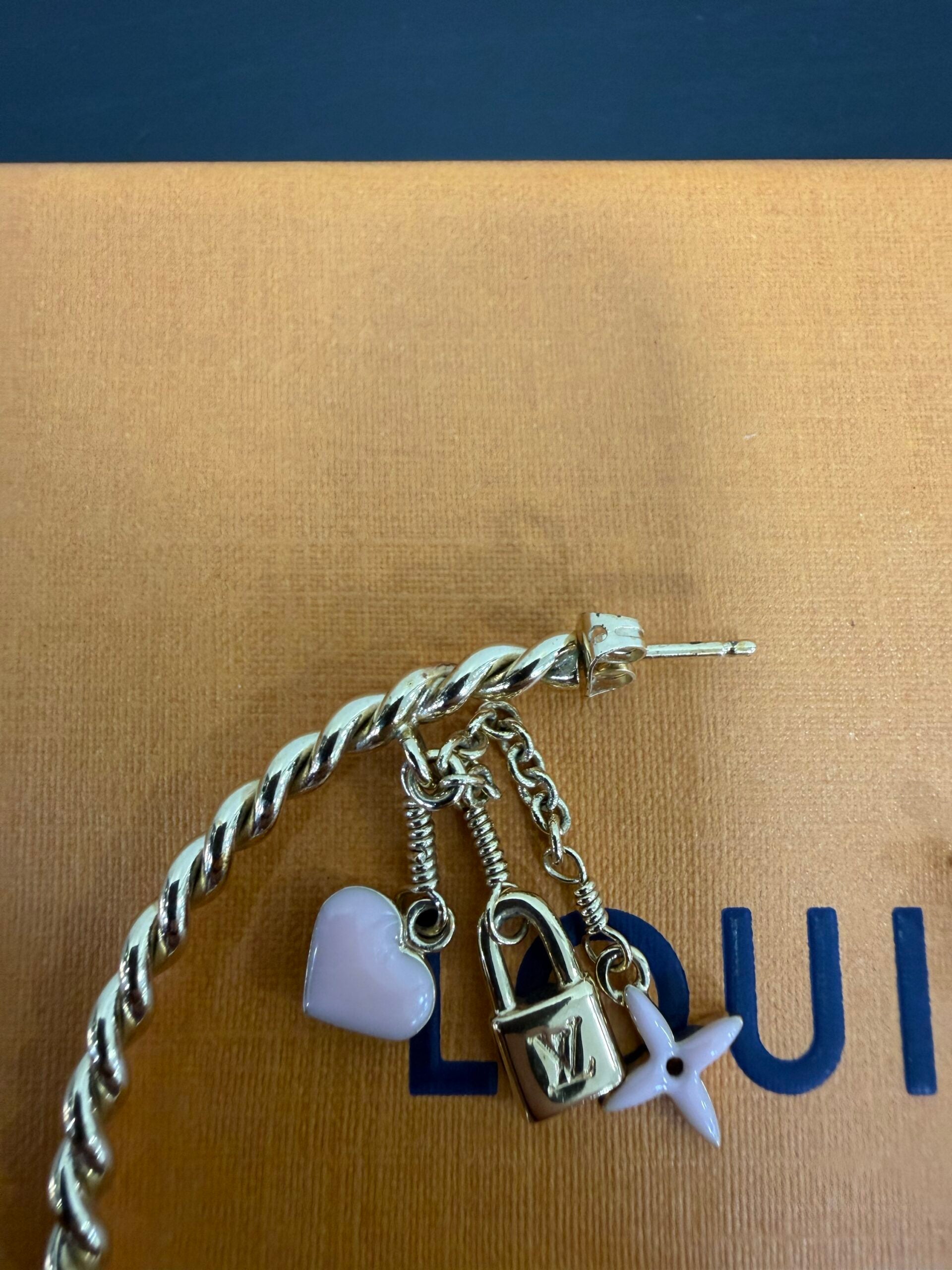 Louis Vuitton Orecchini a cerchio Sweet Monogram