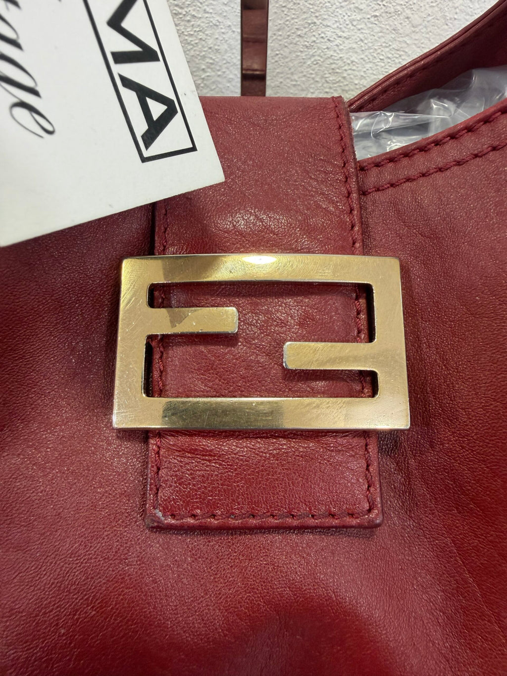 Fendi Baguette Tote bag Burgundy