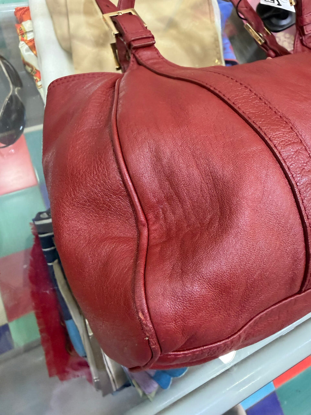 Fendi Baguette Tote bag Burgundy