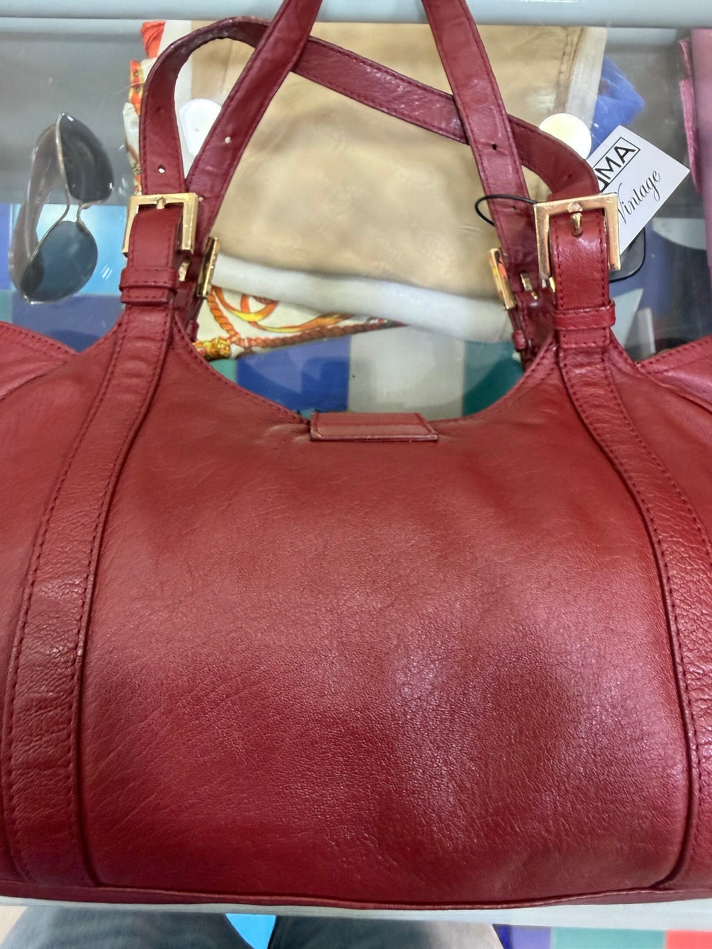 Fendi Baguette Tote bag Burgundy