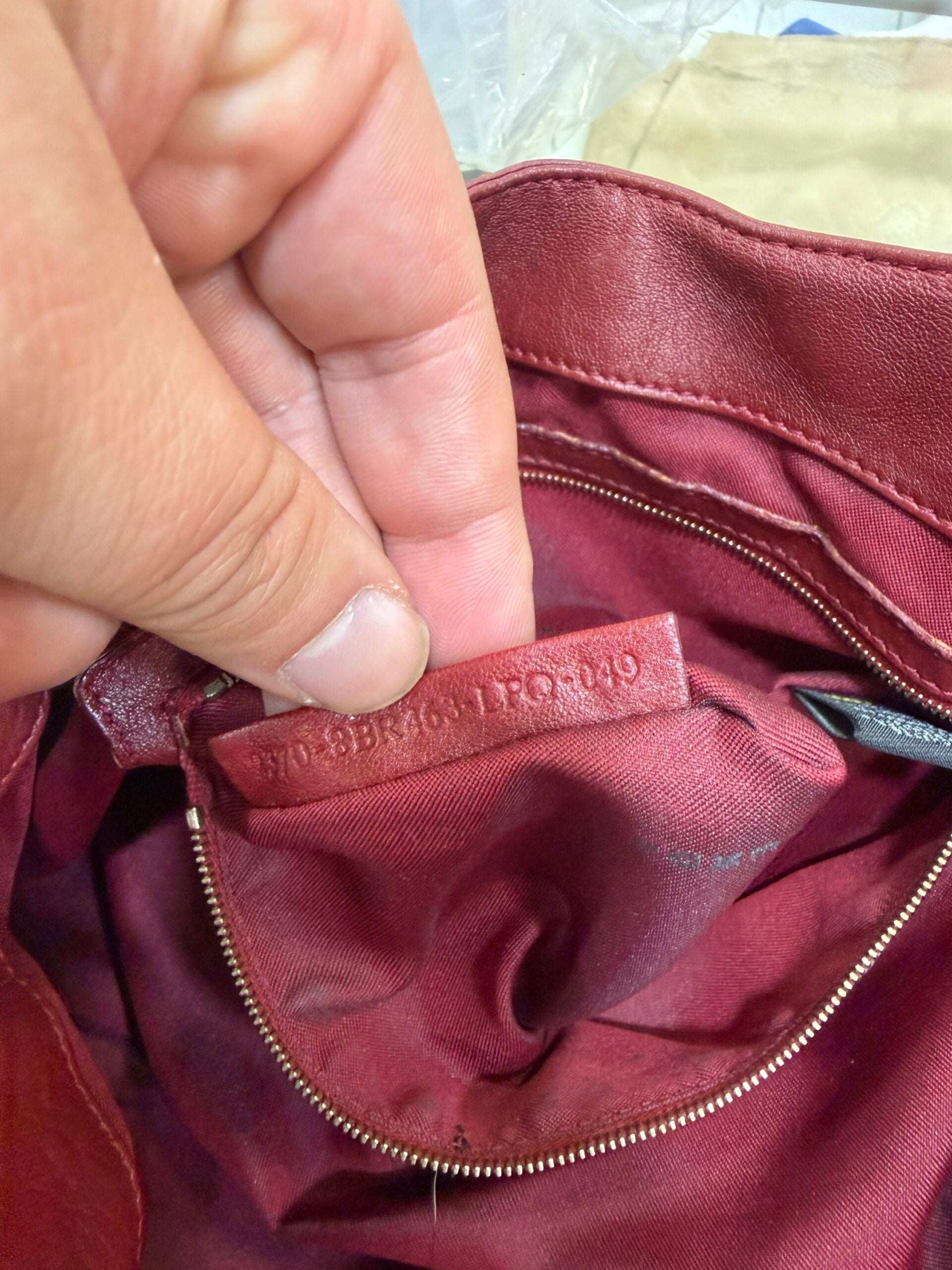 Fendi Baguette Tote bag Burgundy