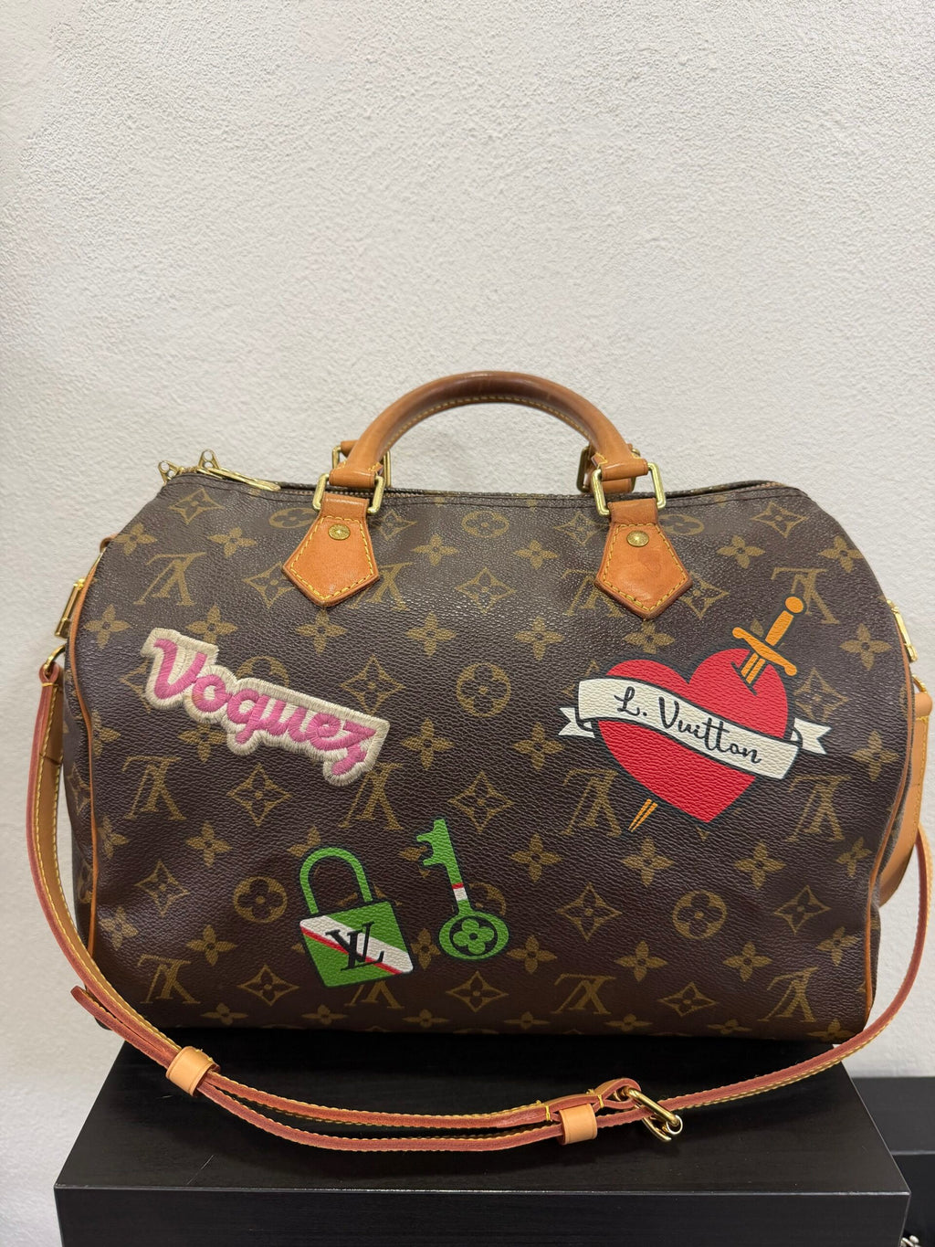 Louis Vuitton Speedy 30 Patches