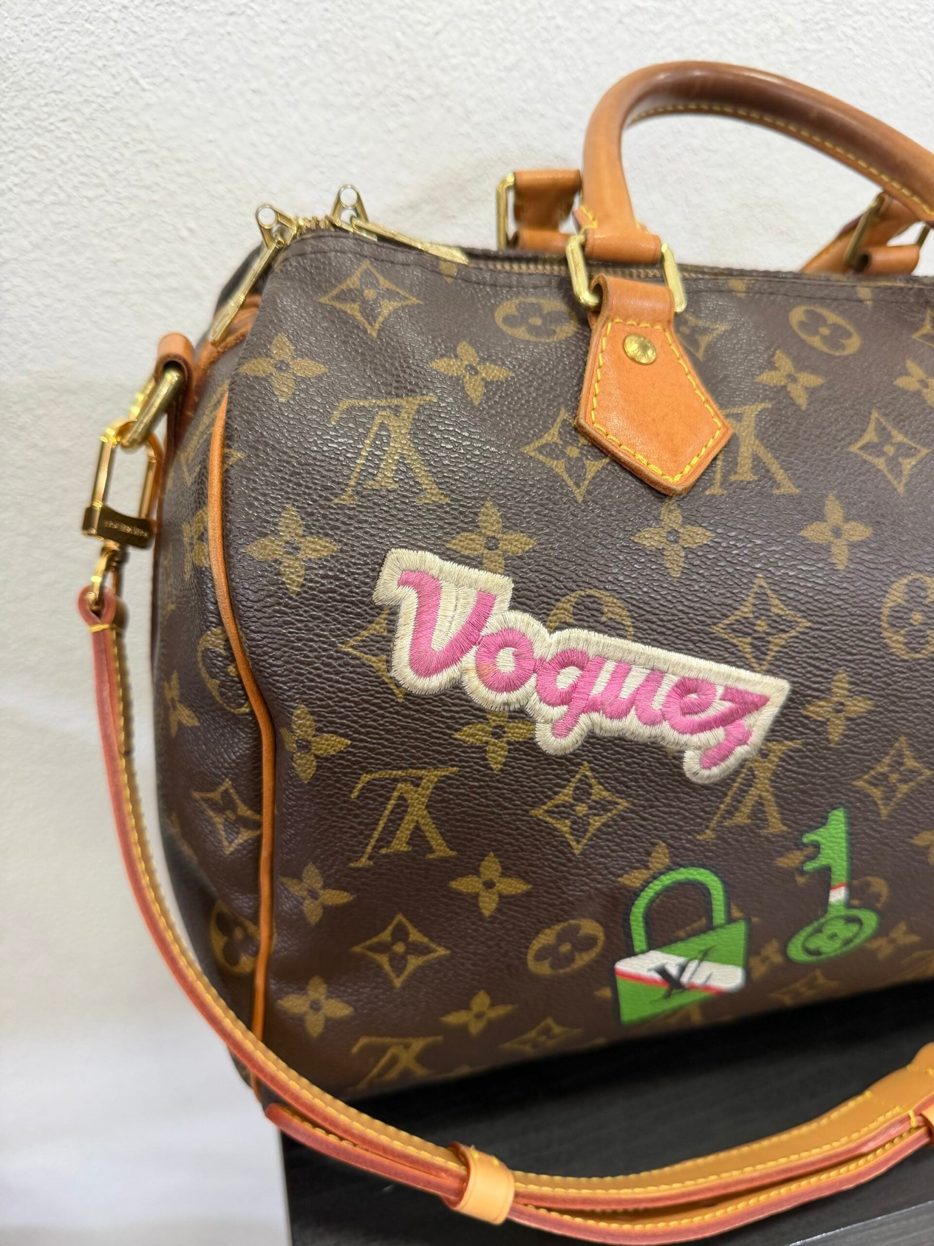 Louis Vuitton Speedy 30 Patches