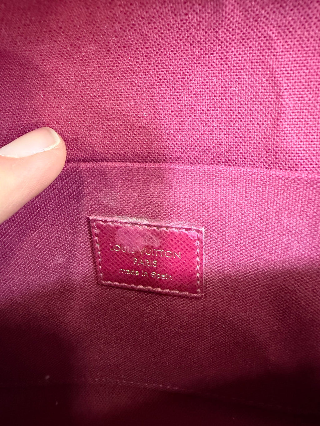 Louis Vuitton Pochette Felicié con portafogli