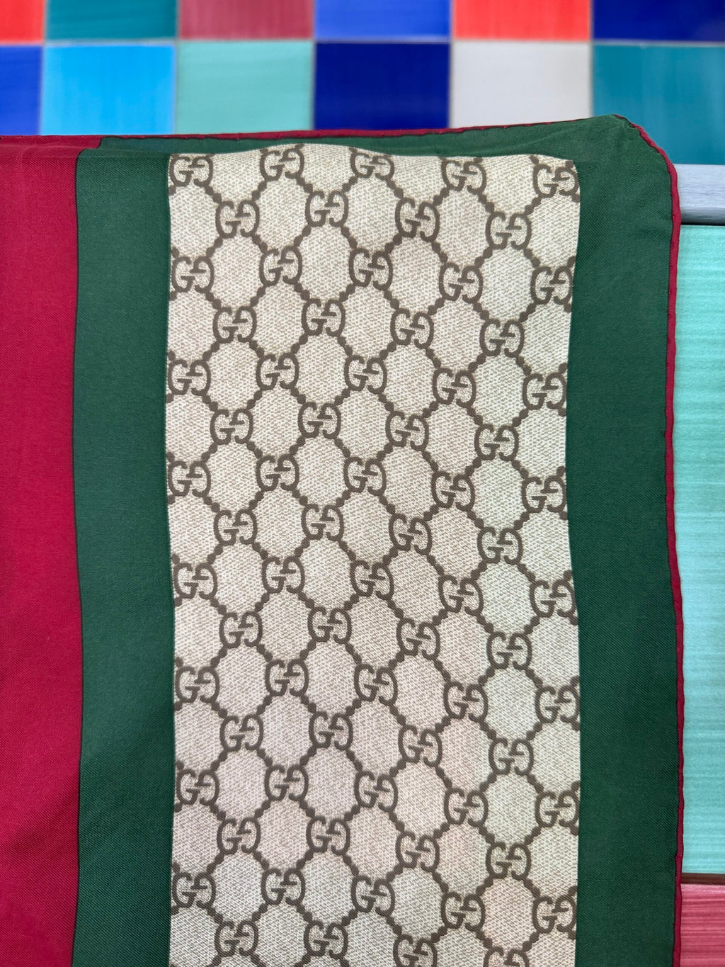 Gucci Foulard Seta GG Piccolo