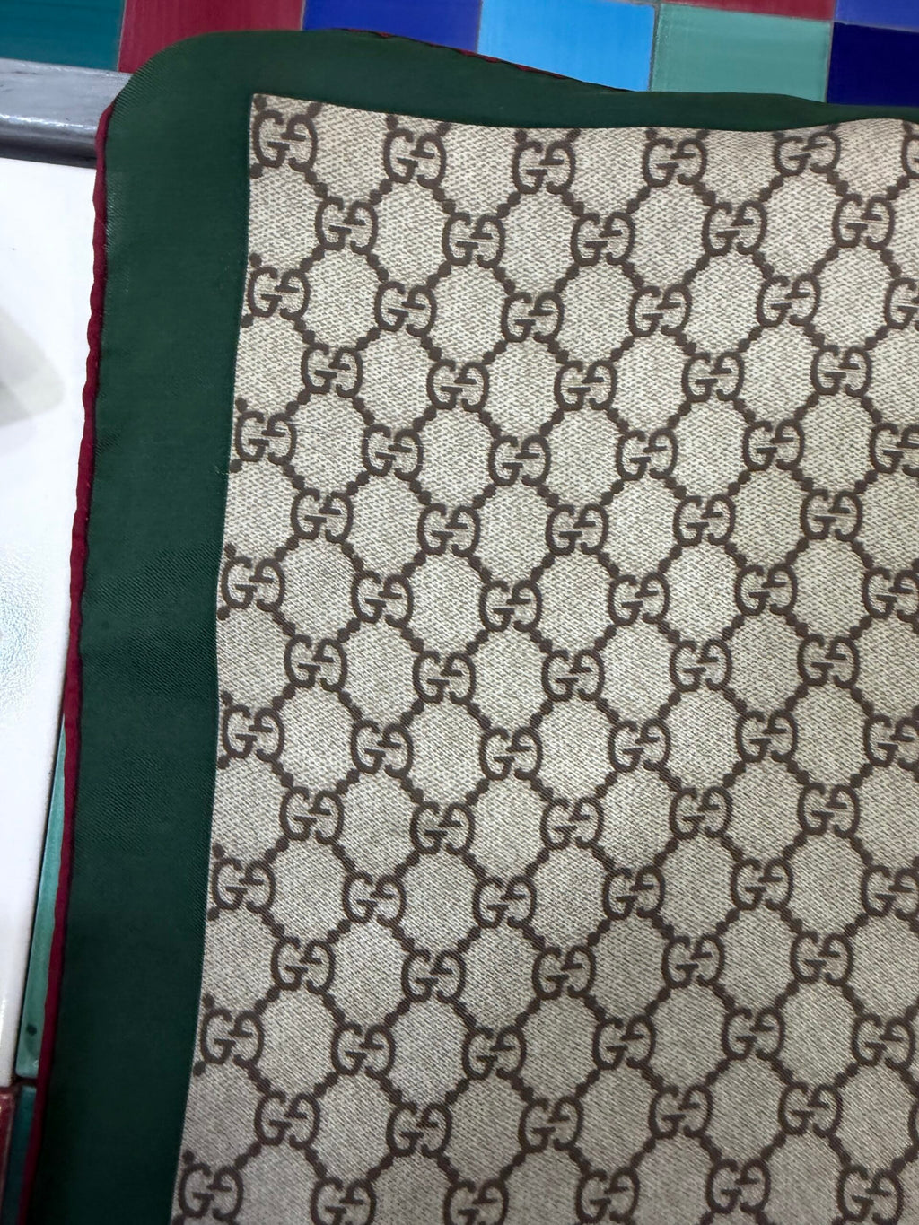 Gucci Foulard Seta GG Piccolo