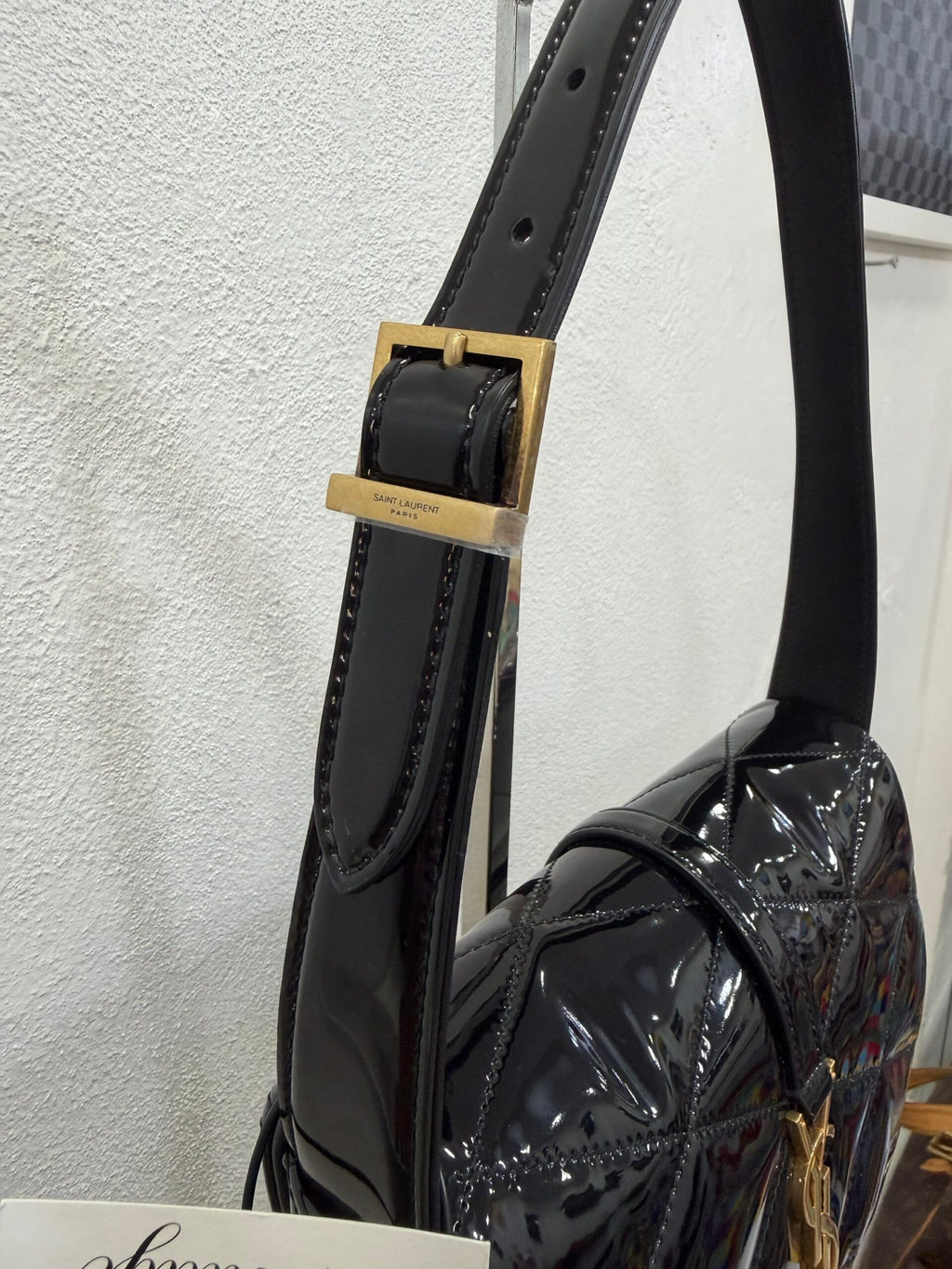 Saint Laurent Le 57 in pelle Verniciata