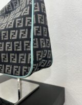Fendi Borsetta a spalla in tela zucchino