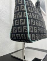 Fendi Borsetta a spalla in tela zucchino