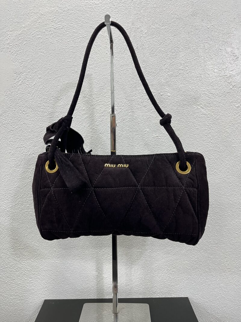 Miu Miu Borsetta in Camoscio Borgogna