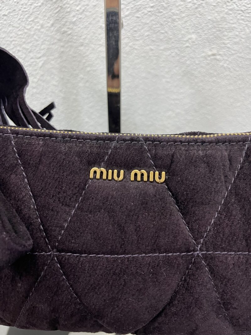 Miu Miu Borsetta in Camoscio Borgogna