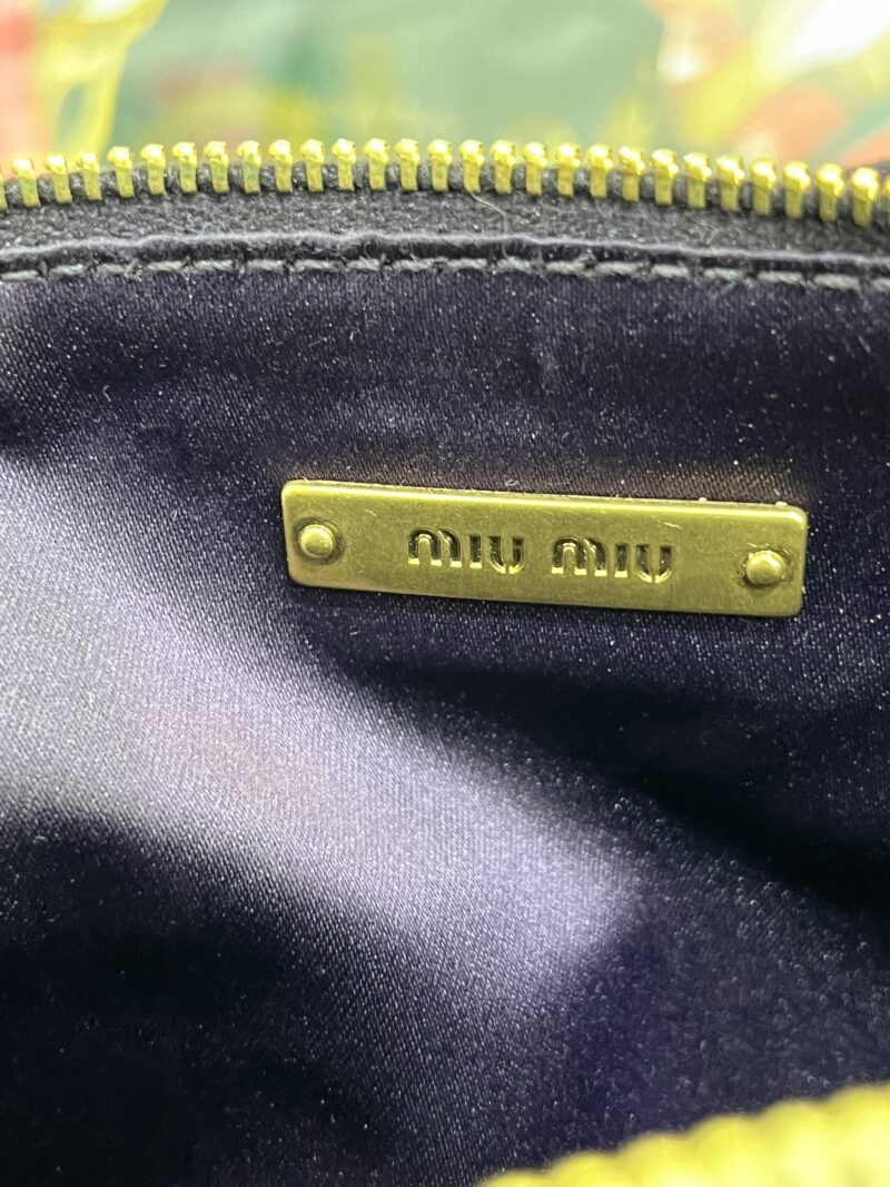 Miu Miu Borsetta in Camoscio Borgogna