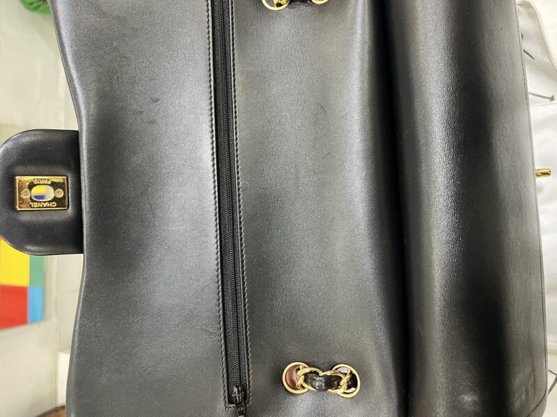 Chanel Jumbo in Agnello nero