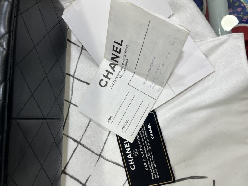 Chanel Jumbo in Agnello nero