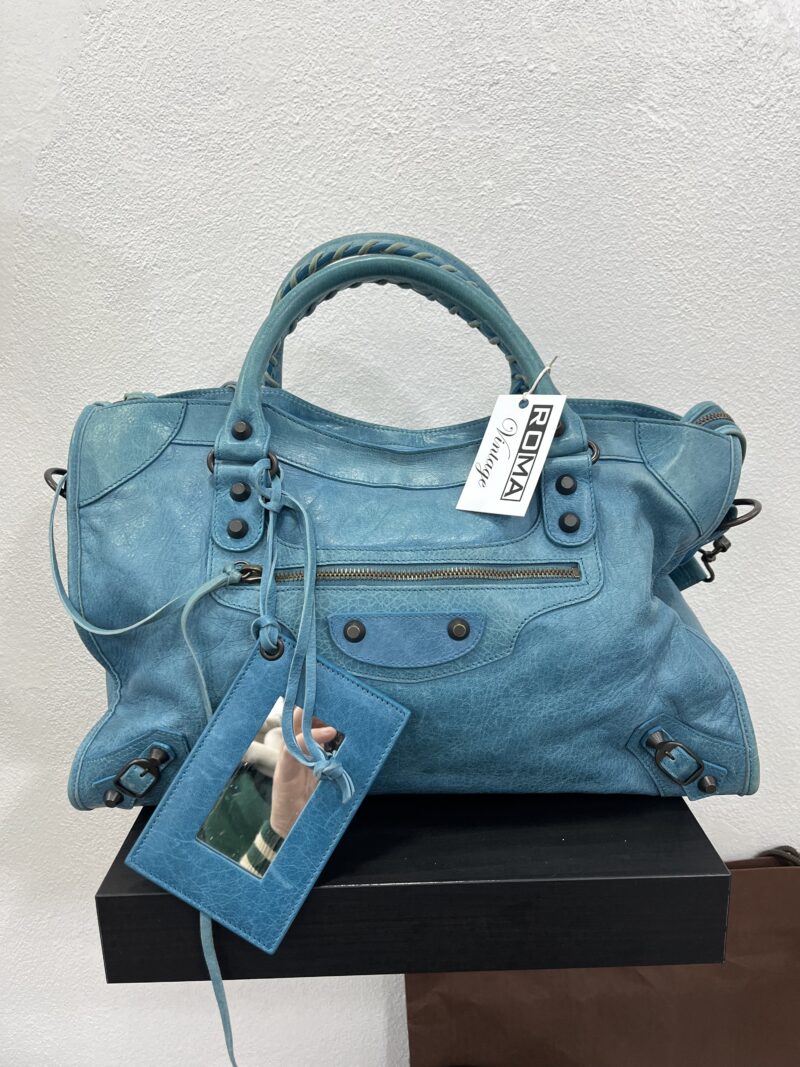 Balenciga Le City Bag Celeste