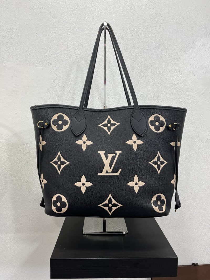 Louis Vuitton Neverfull MM Empreinte Nero/Beige