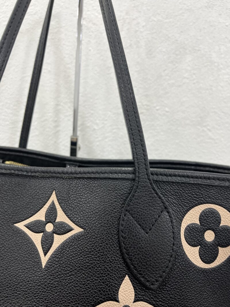 Louis Vuitton Neverfull MM Empreinte Nero/Beige