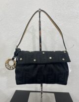 Fendi Pochette Chef in tela Zucca nero