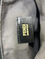 Fendi Pochette Chef in tela Zucca nero