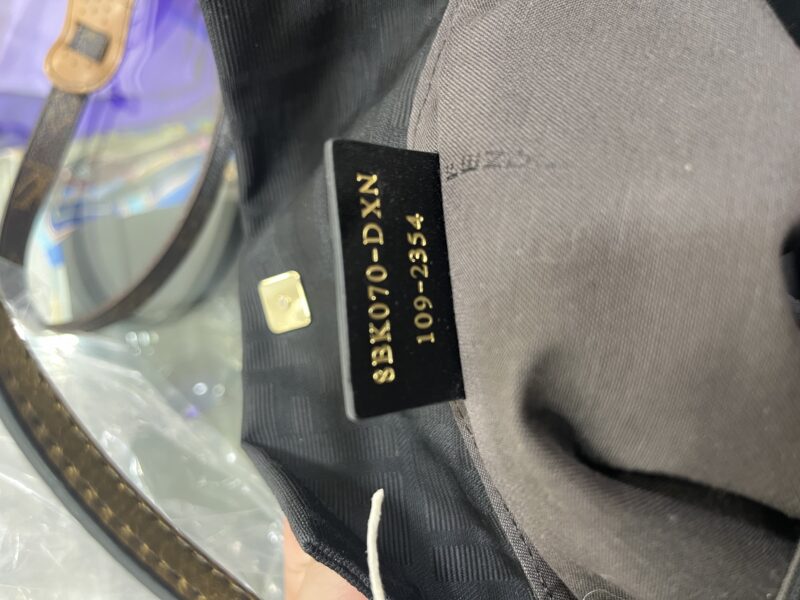 Fendi Pochette Chef in tela Zucca nero