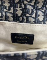 Christian Dior Mini Saddle in tela oblique