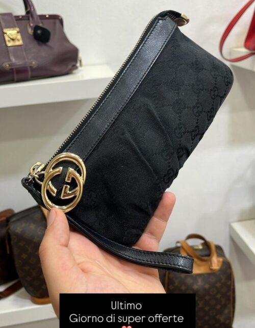 Gucci Pochette GG supreme nero
