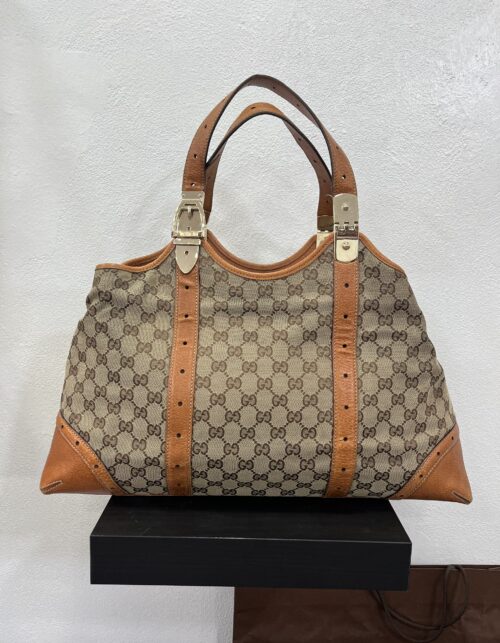 Gucci shopping GG supreme / tabacco