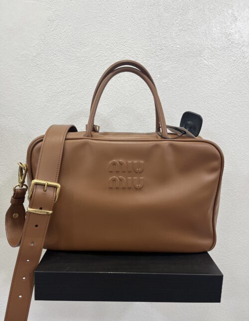Miu Miu Beau Large cognac