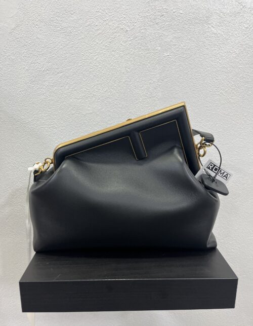 Fendi First Midi Nappa Nera