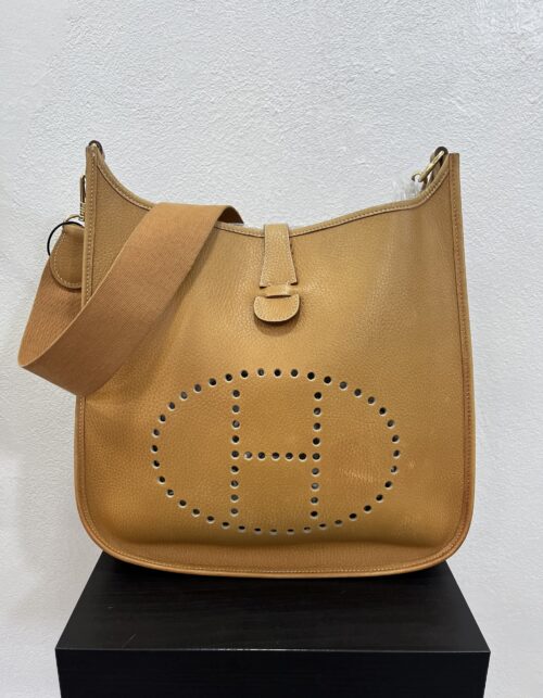 Hermes Eveline 33 Cognac