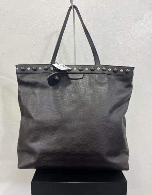 Gucci Shopping in pelle marrone