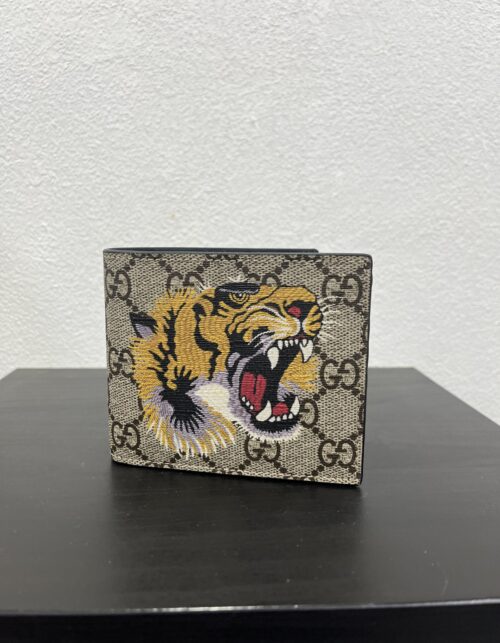 Gucci Portafogli Tigre GG canvas