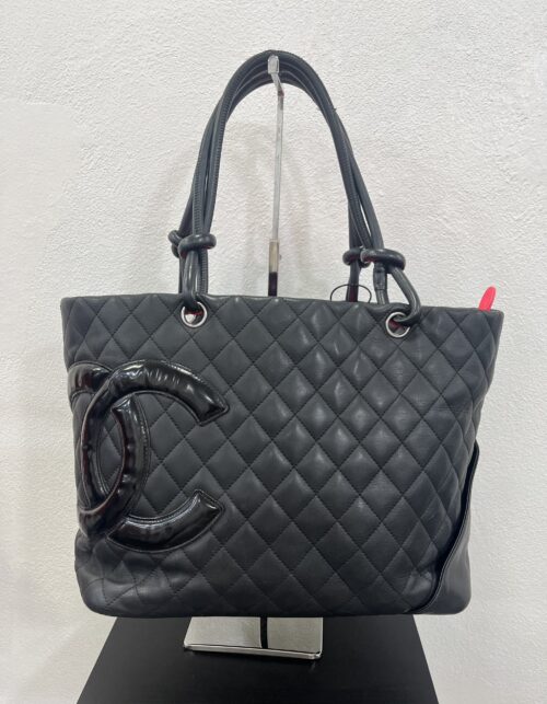 Chanel Cambon Tote Matalesse nero