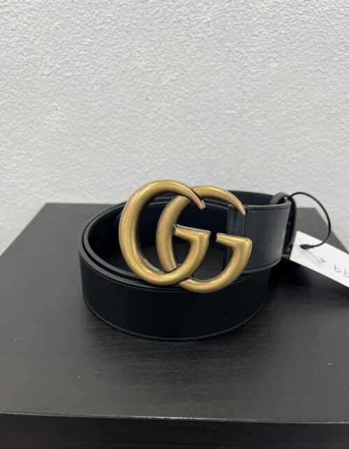 Gucci Cintura Marmont pelle nero